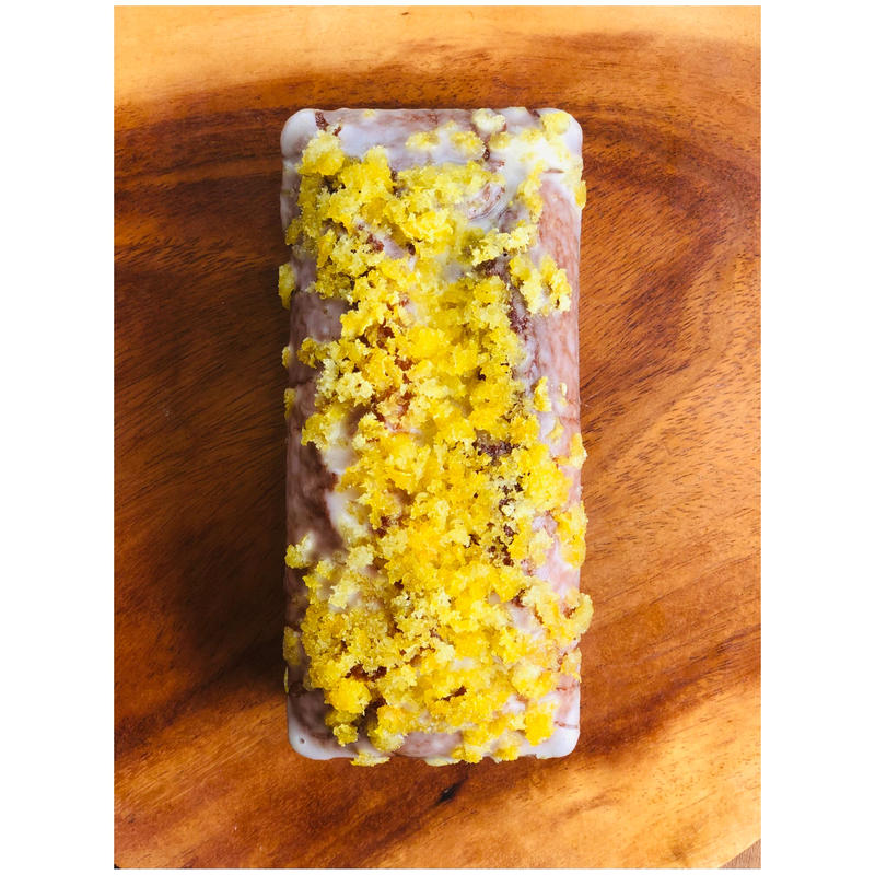 檸檬のパウンドケーキ 杏の実