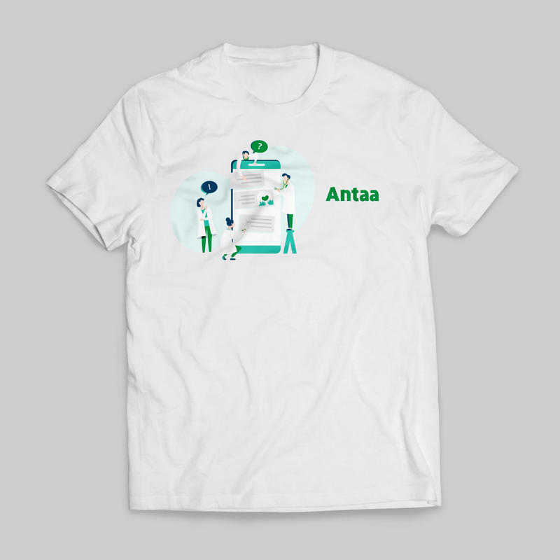 Antaaイラストtシャツ 白 Antaa Store Antaaイラストtシャツ 白 Antaa Store