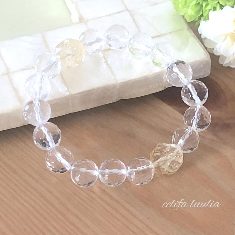 ブレスレッ↞ センティエントプラズマクリスタル No.4の通販 by