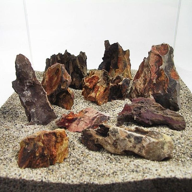 気孔石 プチサイズ Mix1 セット 01 アクアリウム流木販売 ア