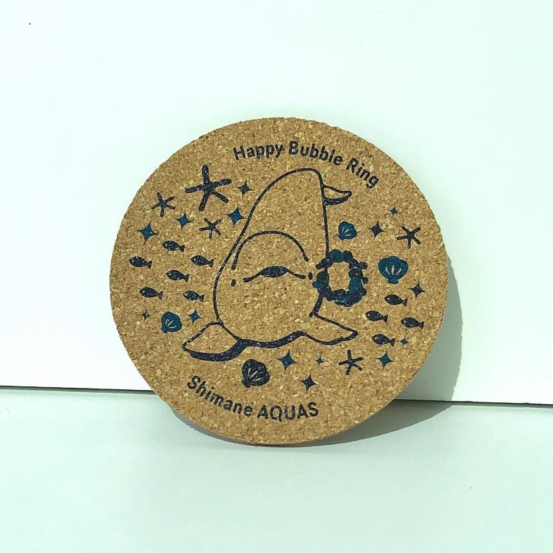 コルクコースター 3枚セット AQUAS Gift Shop online store ぞうさん柄コルクコースター 3枚