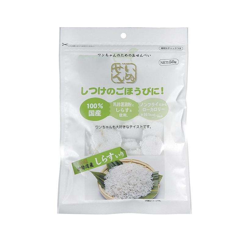 いぬせん 伊勢湾産しらす入り 50g 72入 Inusen Whitebait Mix ア