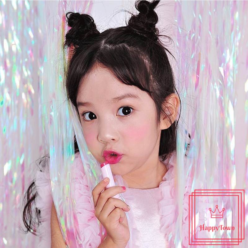 かわいい 子供用リップクリーム ママと一緒に使える ピーチアンド プリンセスリップカラース