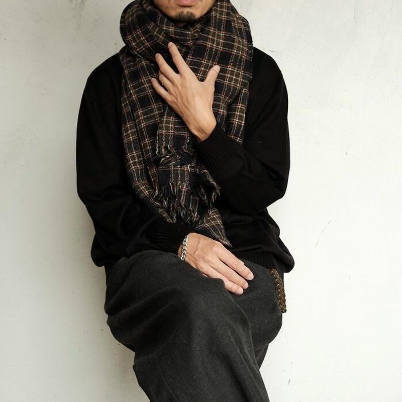 LOCALLY(ローカリー) Tartn Check Stole Navy/Bro... LOCALLY(ローカリー) Tartn Check Stole Navy/Bro...