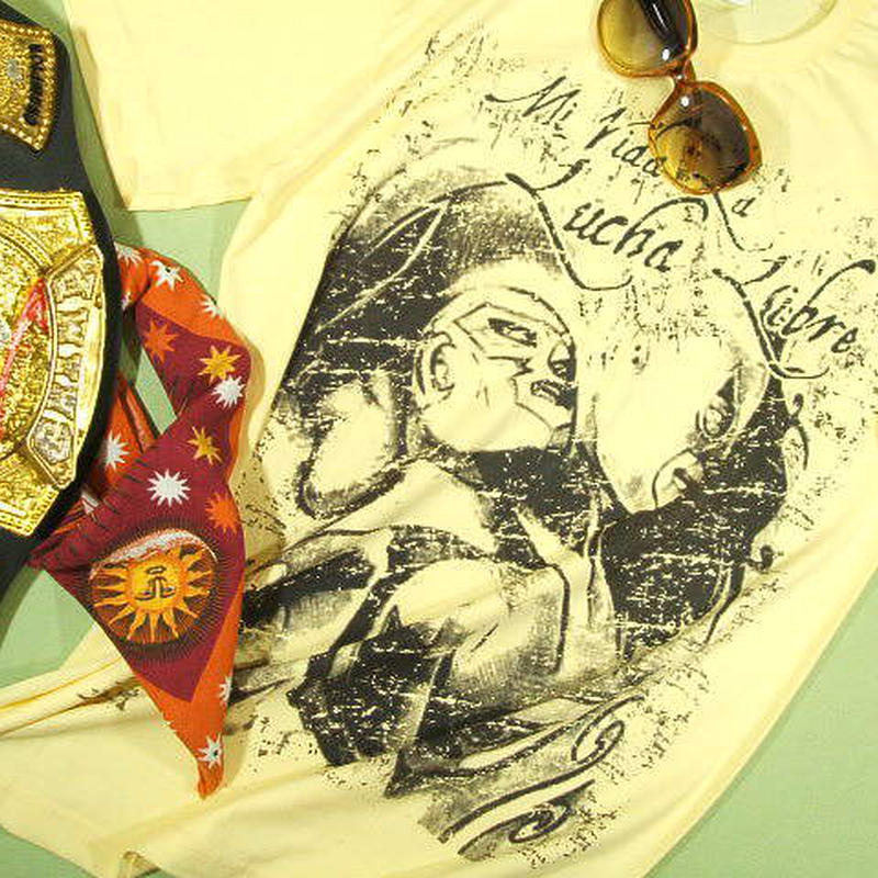 ルチャ 命 愛ッすよ 愛 ルチャリブレｔシャツメキシコ ルチャ 世界の格闘技ｔシャツ サイ