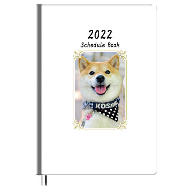 予約販売 柴犬 こさめ 22年 A5スケジュール帳 A527 Anistar