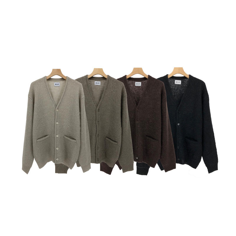 KIIT キッドモヘアブレンドニットカーディガン www.sanagustin.ac.id