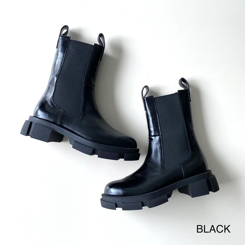 厚底サイドゴアブーツ Mana