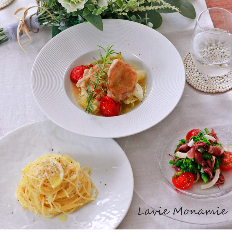 レシピ 動画レッスン ズボラ おしゃれ料理 21年3月 菜の花とホタルイカのマリネ風サ