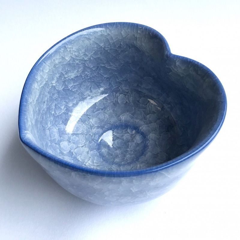 221 猪目茶碗 氷裂亀甲貫入 薄花(ウスハナ) | 小野穣 アトリエONO ...