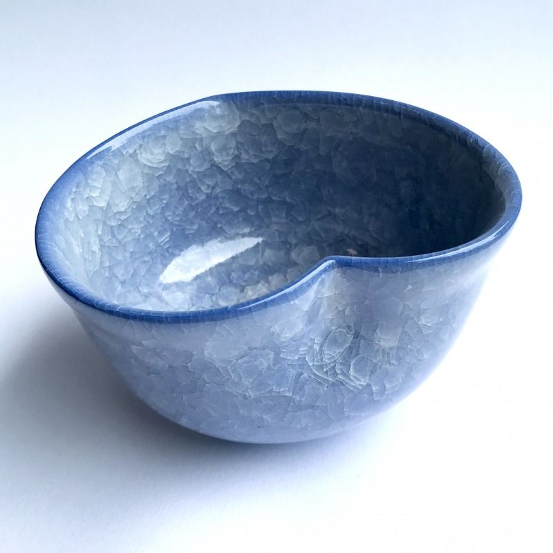 221 猪目茶碗 氷裂亀甲貫入 薄花(ウスハナ) | 小野穣 アトリエONO ...