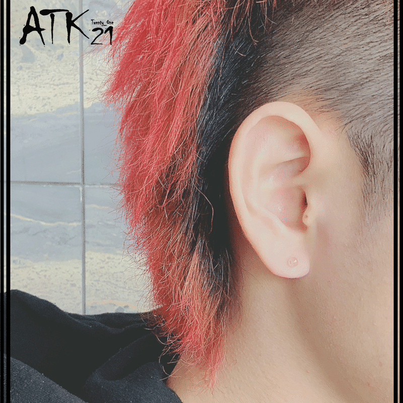 片耳用 1個売り ボール シークレットバーベルピアス 透明ピアス 16g アクリル メンズ