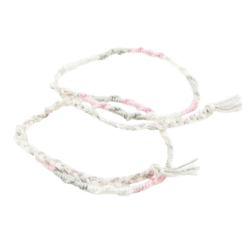 2点セット ハンドメイド ペア カップル ミサンガ Missanga ブレスレット コードミ