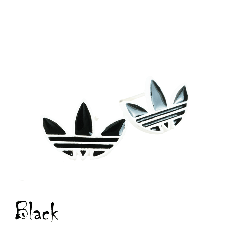 2点セット リーフモチーフ Adidas アディダス スタッド ピアス メンズ レディース
