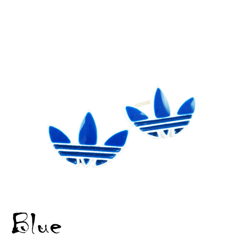 2点セット リーフモチーフ Adidas アディダス スタッド ピアス メンズ レディース