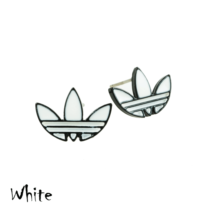 2点セット リーフモチーフ Adidas アディダス スタッド ピアス メンズ レディース