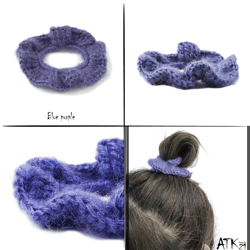 毛糸 シュシュ ヘアゴム 簡単ヘアアレンジ 秋冬人気アイテム まとめ髪 髪留め レディース ヘ