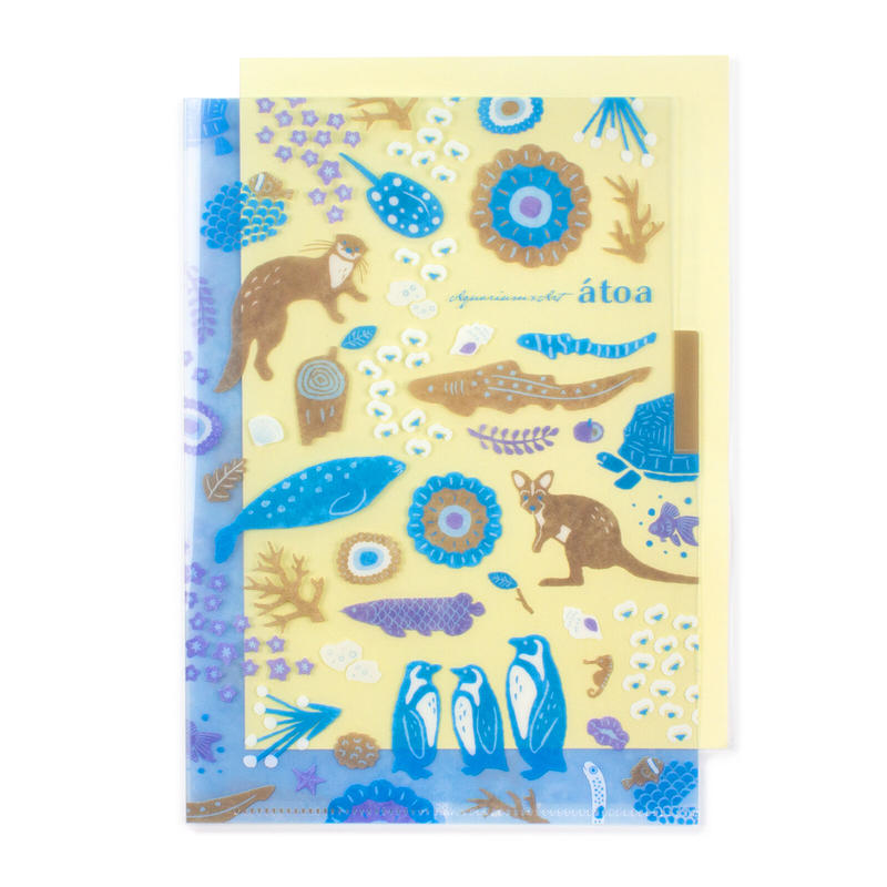 A5インデックスクリアファイル The Garden Atoa Museum Shop ア