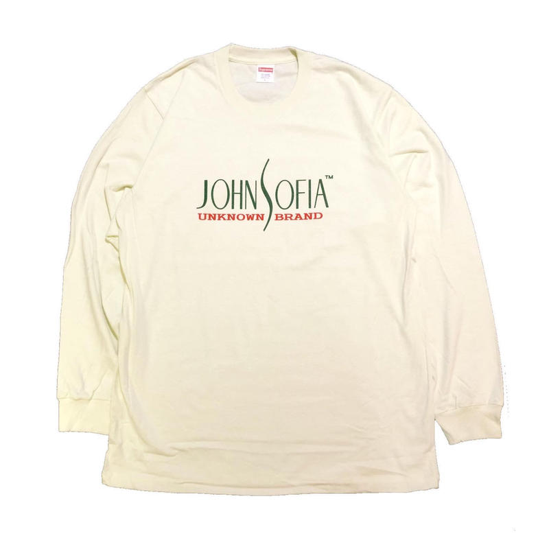 John Sofia Logo Long Sleeve Pale Yellow