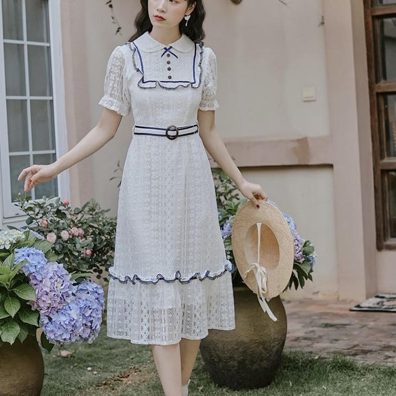 清楚なお嬢様風レースワンピース Fancy World 清楚なお嬢様風レースワンピース Fancy World