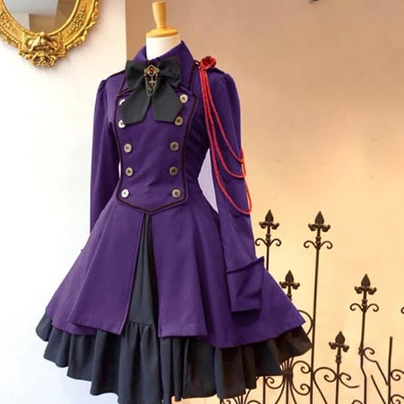 ゴシックロリータ軍服風ワンピース Fancy World ゴシックロリータ軍服風ワンピース Fancy World