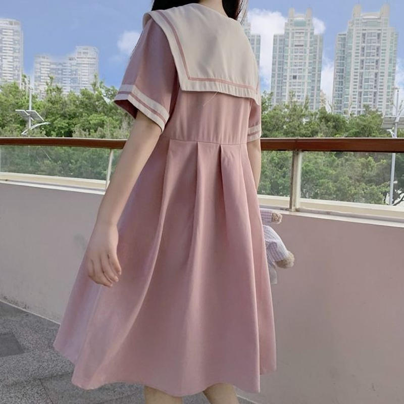 女子高生風セーラー服ワンピース Fancy World