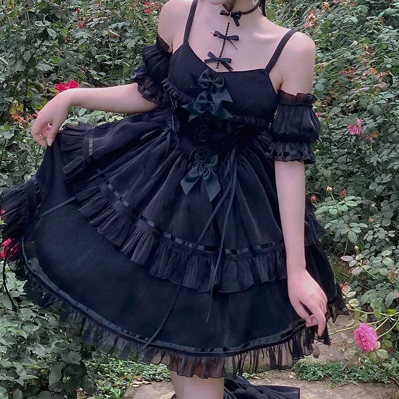 黒薔薇姫のゴシックロリータワンピース Fancy World