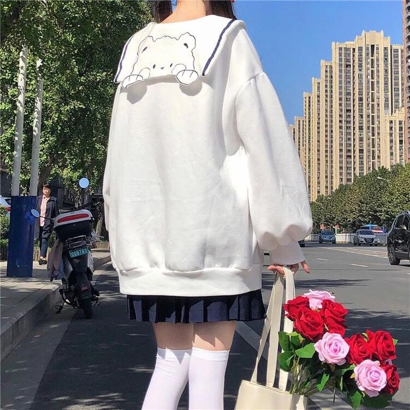 セーラー服風ビッグくまさんトレーナー Fancy World