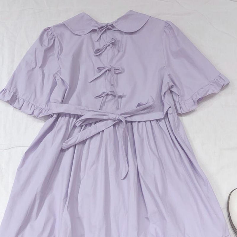 パステル紫のアヒルワンピース Fancy World