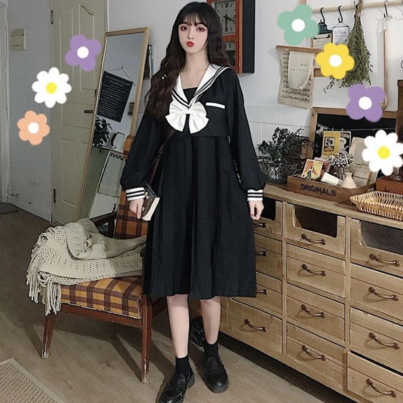 学生風ロングワンピース Fancy World