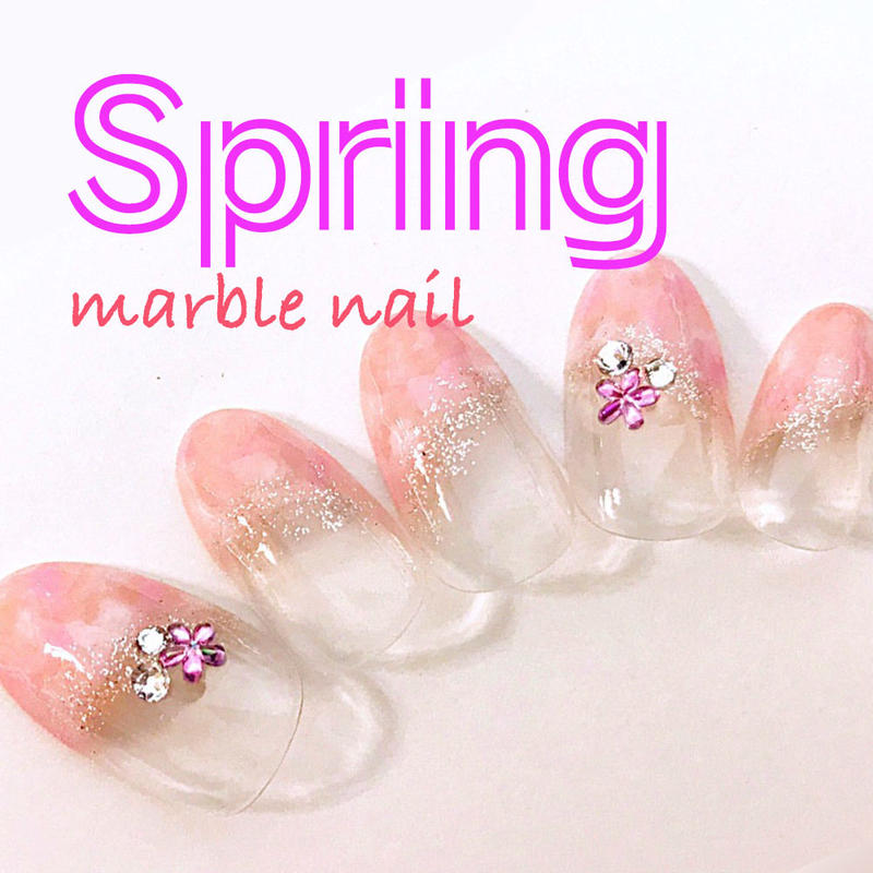 春にぴったり 激簡単マーブルネイルができる Azumi Nail Store 春にぴったり 激簡単マーブルネイルができる Azumi Nail Store