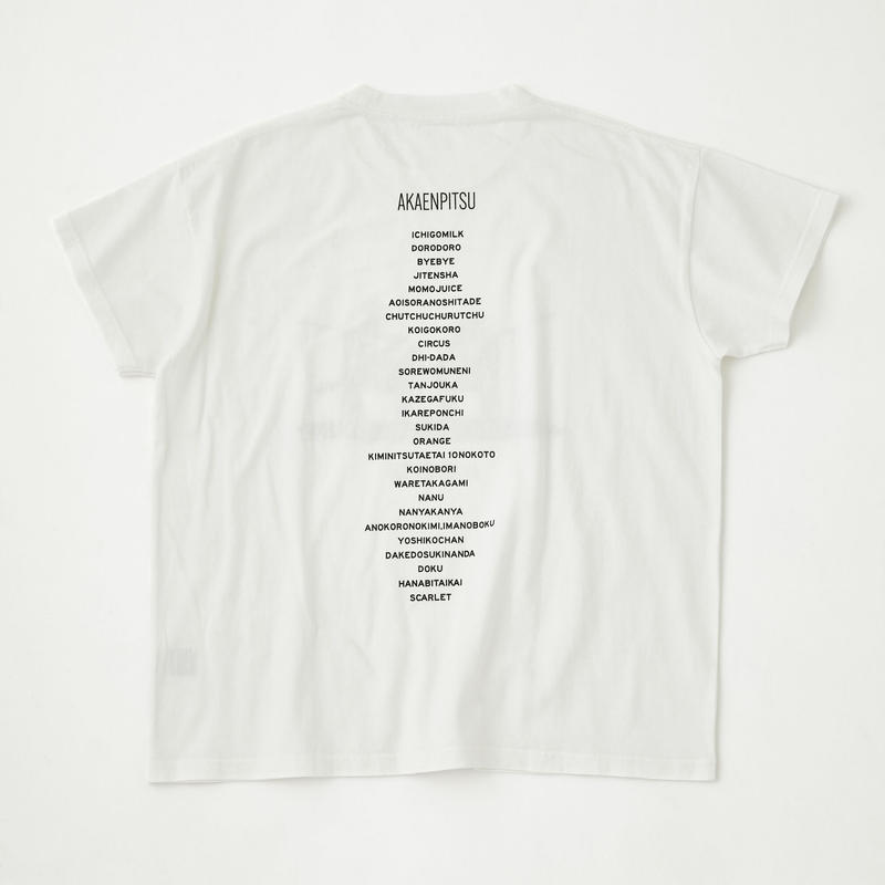 AKAENPITSU TEE(WHT) | bananaman goods store