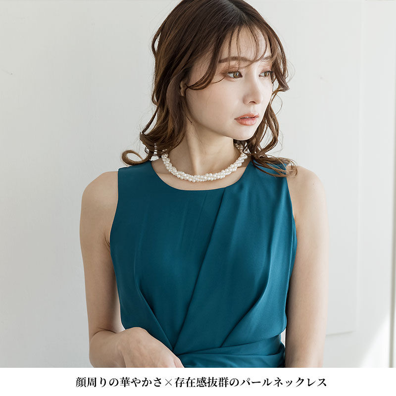 3連ねじりパールネックレス 1912 3 パーティードレス通販baybclub