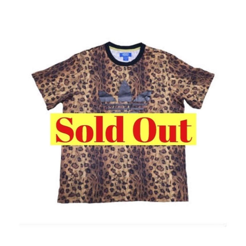 Adidas アディダス 豹柄tシャツ アメカジ ユーズド リユースセレクトショップbe