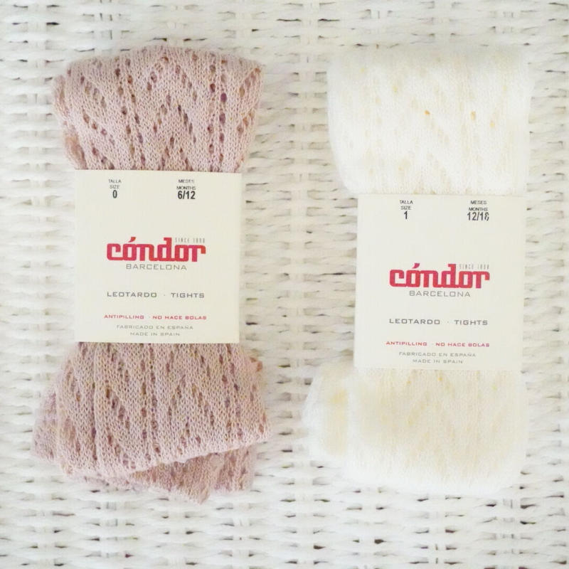 Condor パールオープンワークタイツ Bebe Soleil
