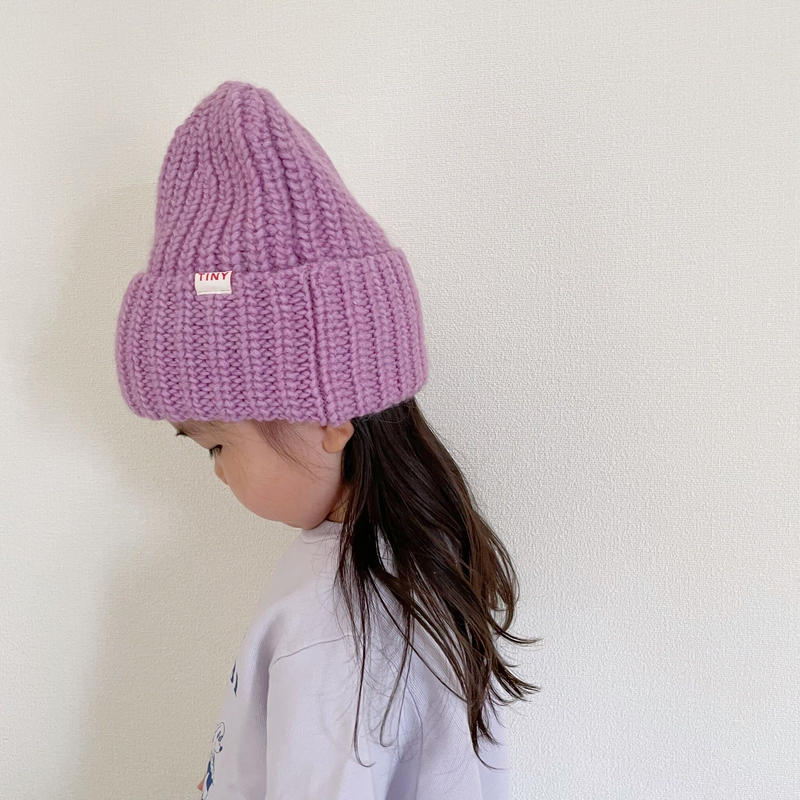 tiny cottons SOLID BEANIE *violet* | Baby Styl