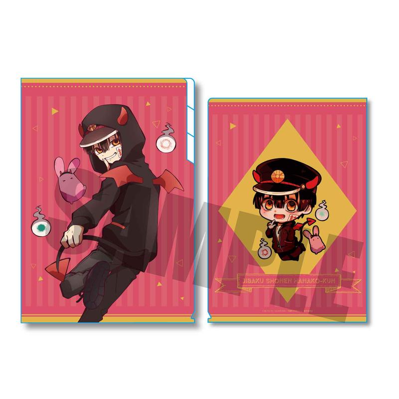 クリアファイル3ポケット 地縛少年花子くん 小悪魔パーカーver 花子くん 小悪魔もっけ