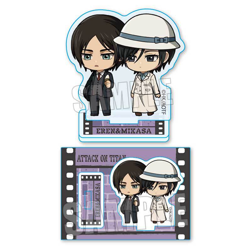 ぷちめもっ ミニスタンド 進撃の巨人 エレン ミカサ ベルハウスショップ