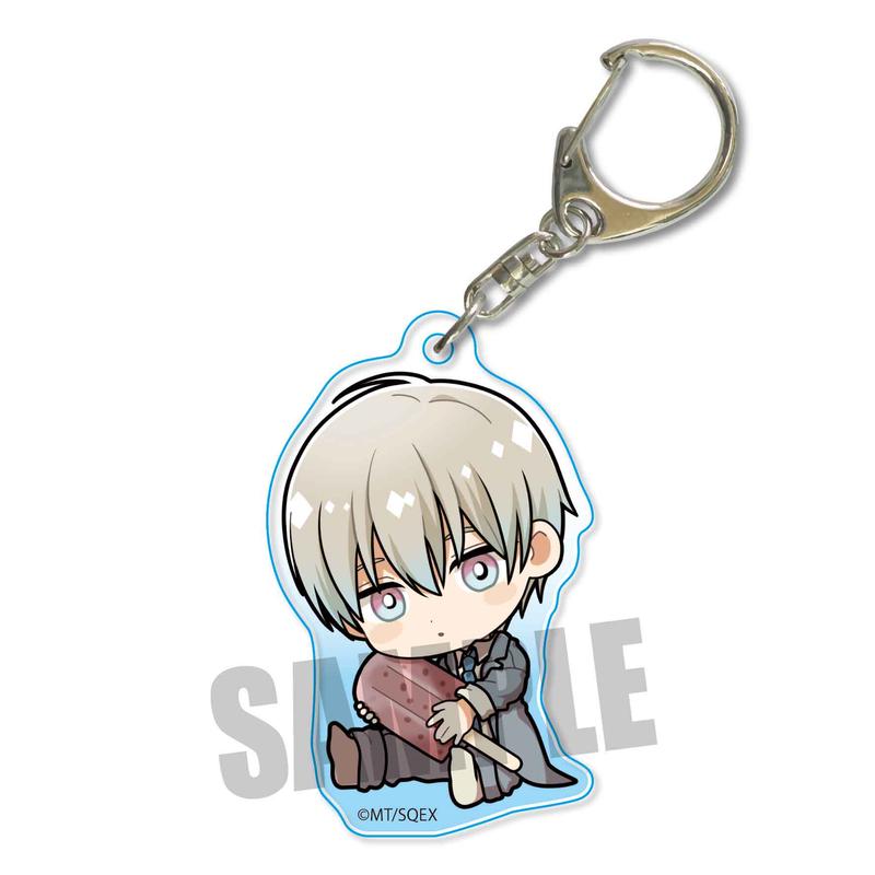ぎゅぎゅっとアクリルキーホルダー氷属性男子とクールな同僚女子 氷室くん溶けたver アイス