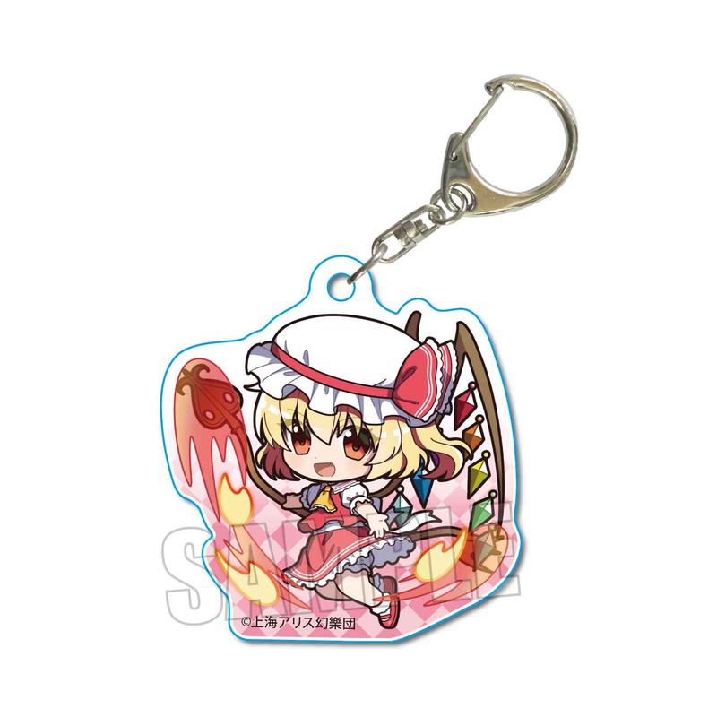 東方project フラン　レミリア　ミニキャラ　ハンドタオル　③CT102 東方project フラン レミリア ミニキャラ ハンドタオル ③CT102