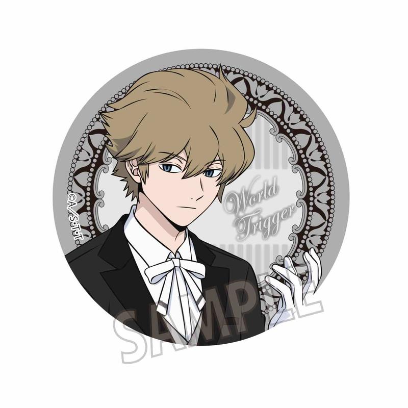 缶バッジ ワールドトリガー ヒュース 執事服ver ベルハウスショップ