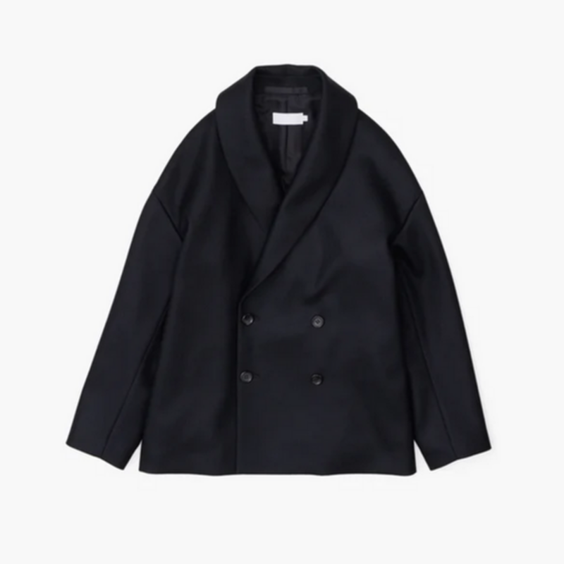 新品未使用】SHAWL COLLAR PLATINUM MELTON COAT-