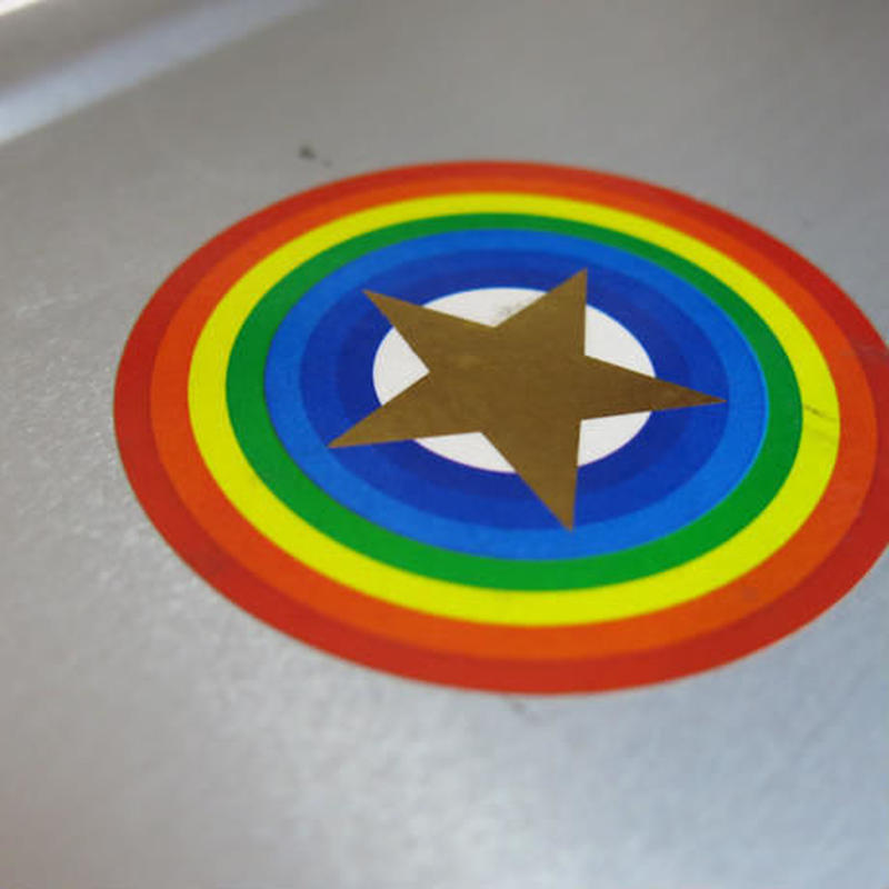 宇宙パワーシール５８ｍｍ 陰陽１組 Big Bang 隕石直売所 銀座