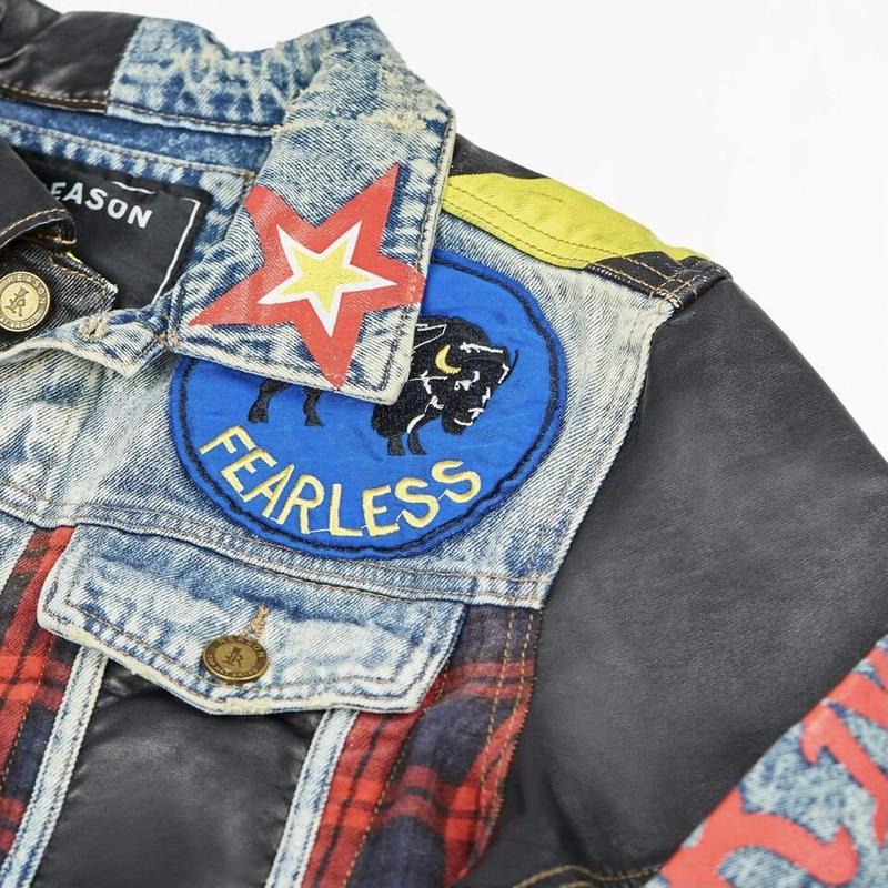 Reason Clothing Newyork/Crazed denim Jacket | B Reason Clothing Newyork/Crazed denim Jacket | B