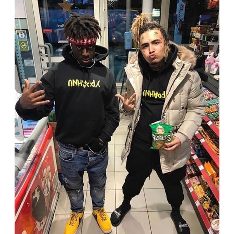 Lil Pump Official Merch Unhappy Smile Hoodie