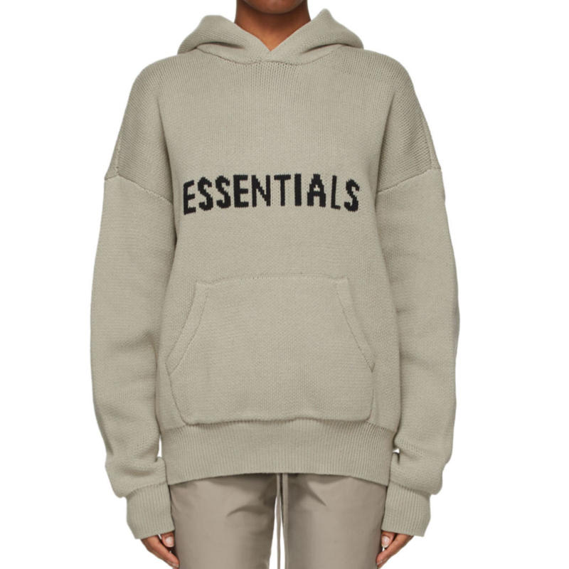 これまでの】 FEAR OF GOD - FOG Essentials ニット パーカー OATMEAL
