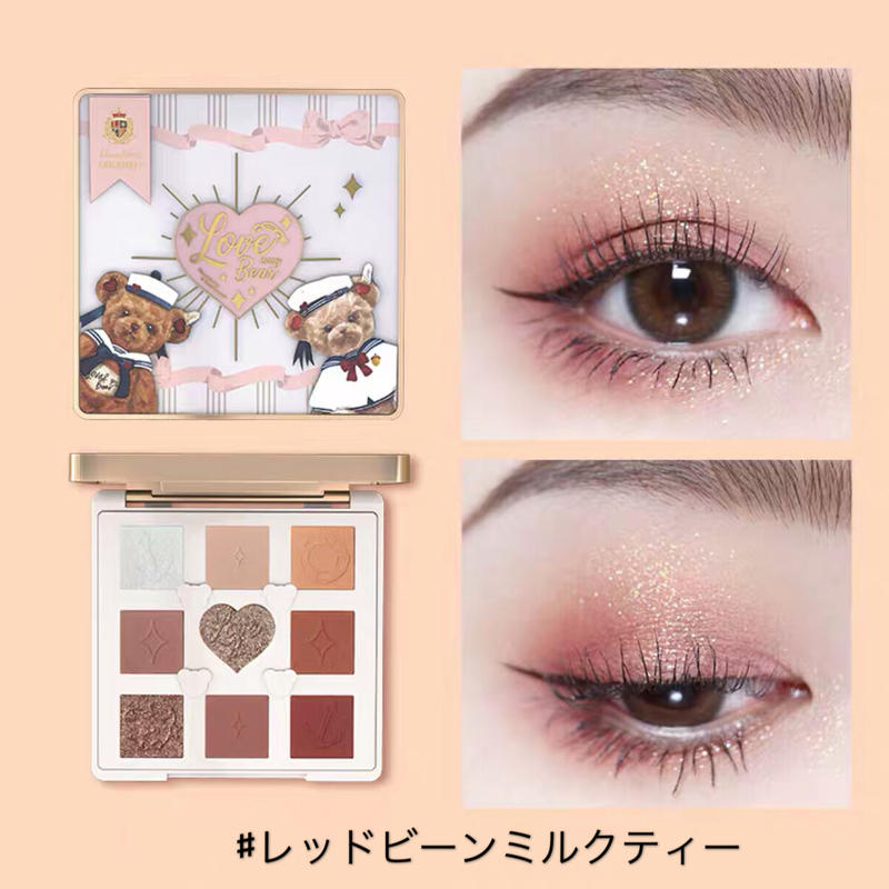 Flower Knows フラワーノーズ Lovebear 9色アイシャドウパレット ブ