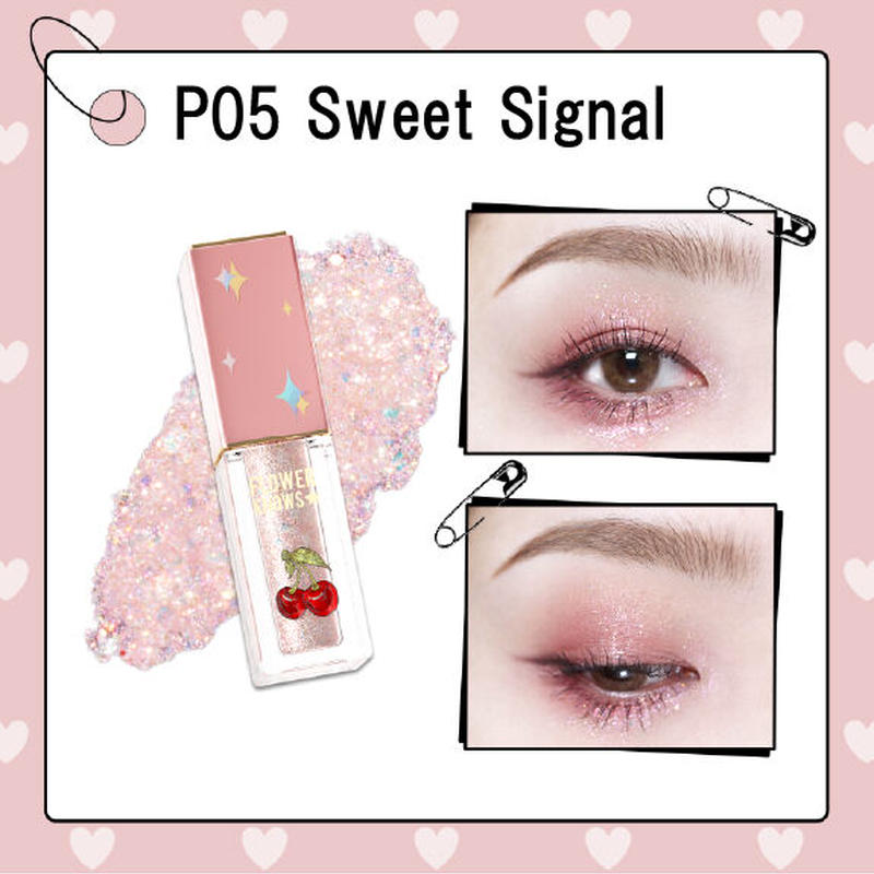 フラワーノーズcherry Love グリッター リキッドアイシャドウ ブリリアントプラス