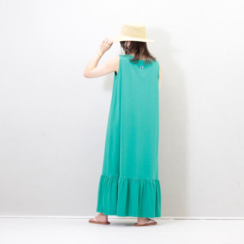 Champion チャンピオン ノースリーブワンピース Cw T314 Bluebeat