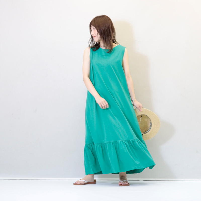 Champion チャンピオン ノースリーブワンピース Cw T314 Bluebeat